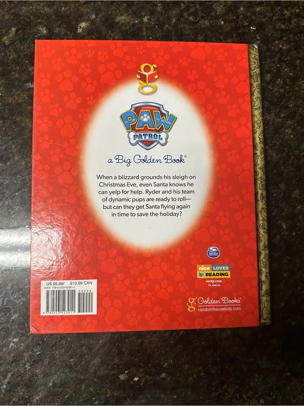 Paw Patrol the pups save Christmas Storybook